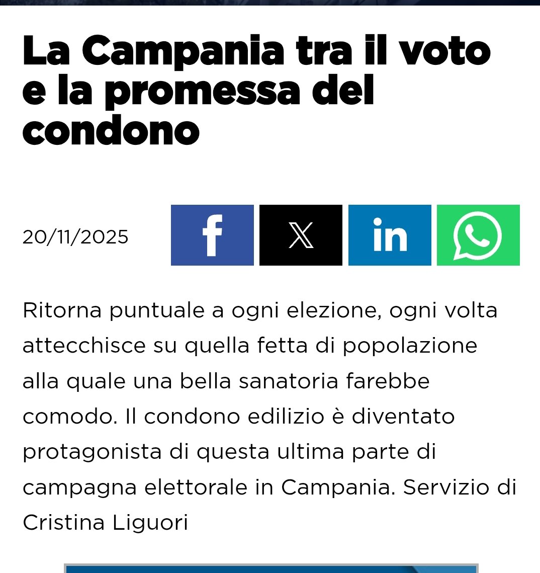 ilgallico50Ac's tweet photo. Questa è la destra che premia i criminali e punisce gli onesti.
Promettere il #condono a milioni di edifici significa aver già vinto le #regionali
#Fico persona onesta non ha chance.
Spero che i cittadini  non si prostituiscano fino a questo punto, abbiate dignità.
#Campania https://t.co/UW9OuHFW7s
