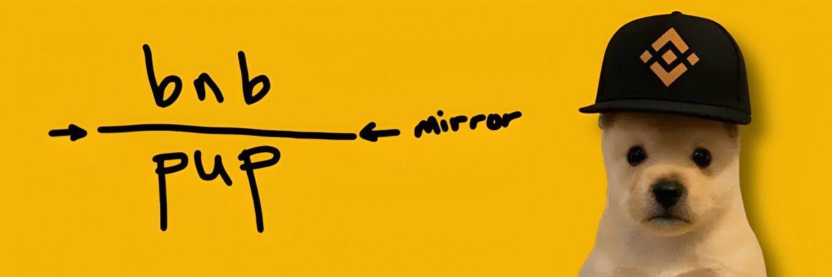 putra_noveka's tweet image. daily reminder to @coinbase, @binance, @HTX_Global   and @Official_Upbit  to list $pup!

PUP is a meme coin with the most simplest narrative. It sounds generic, maybe even too common. But that’s what makes it perfect. It’s pure meme energy. It&apos;s family friendly.

Flip bnb upside…