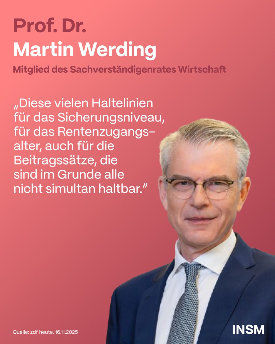 Wenn Prof. Fratzscher und Prof. Grimm übereinstimmend dieses Rentenpaket ablehnen, sollte man es wirklich lassen!