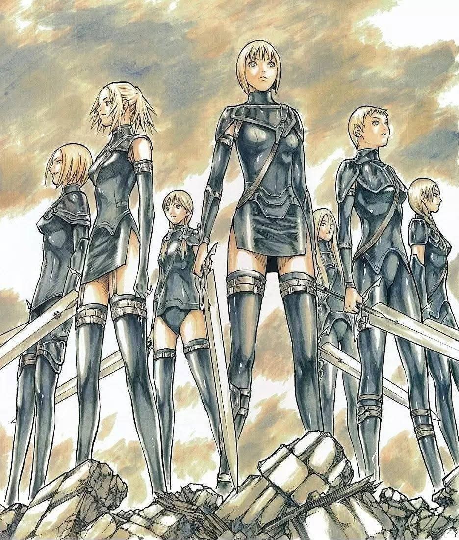 ani_nostalgia's tweet image. Claymore (2001)