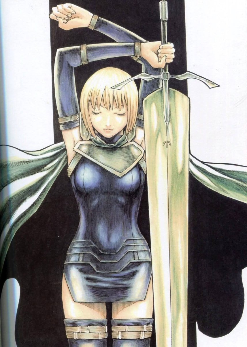 ani_nostalgia's tweet image. Claymore (2001)