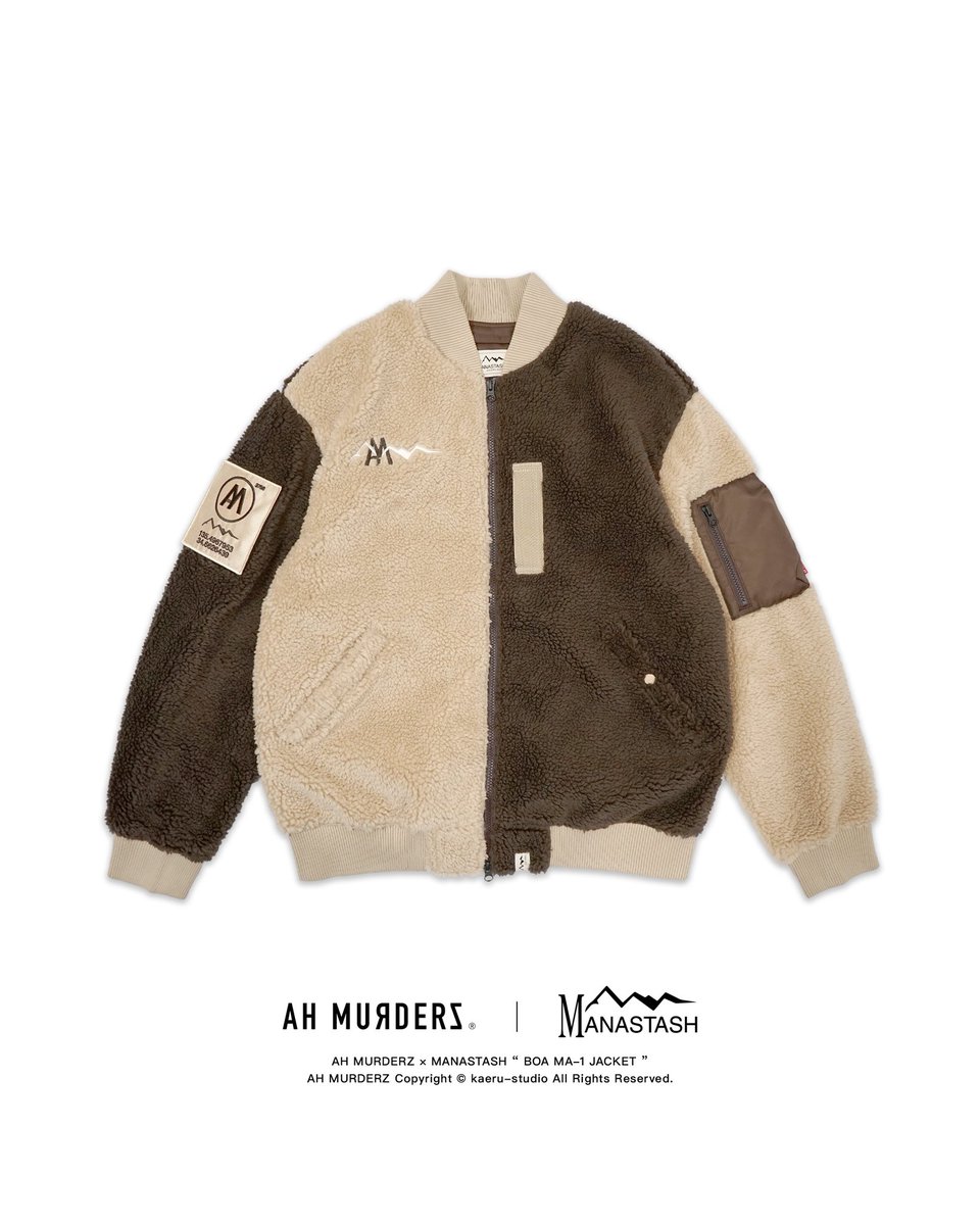Ahmurderzjp's tweet photo. !!!!!!!! リリースまで後2日 !!!!!!!!

AH MURDERZ × MANASTASH
“ BOA MA-1 JACKET “

Color :  BLACK / KHAKI / OLIVE
Size : S / M / L / XL / 2XL
Price : 33000 taxin
Release : 11.25 tue 20:00 先行 19:30

既に問合せ多数！
お見逃しなく！
 
#AHMURDERZ
#REDSPIDER
#MANASTASH https://t.co/v2nQWiuHfL