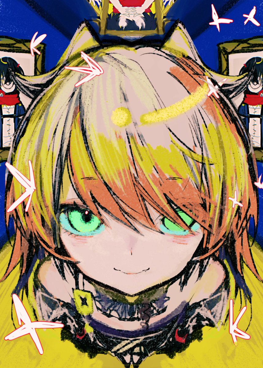 #まっしろキャンバス  #絵リッサ
故にユーエンミー