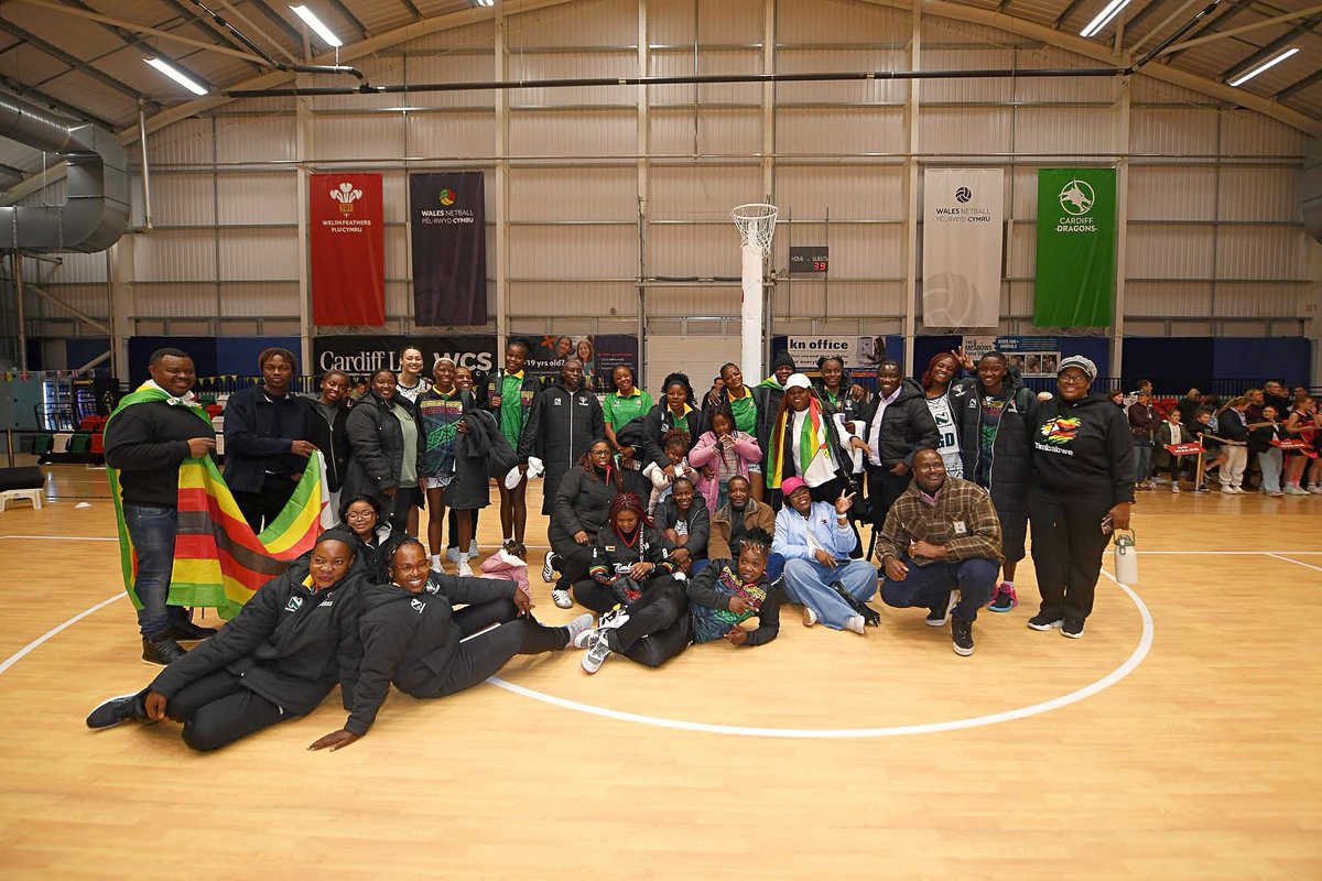 Thank you to our amazing fans for the warm welcome and incredible support in Cardiff! 💚

Despite the loss to the Welsh Feathers during our first test match, your energy kept us pushing. We’re ready for Round 2 today at 15:30 GMT.

Let’s go, Gems! 💎 🇿🇼 

<a href="/NedbankZimbabwe/">Nedbank Zimbabwe</a>