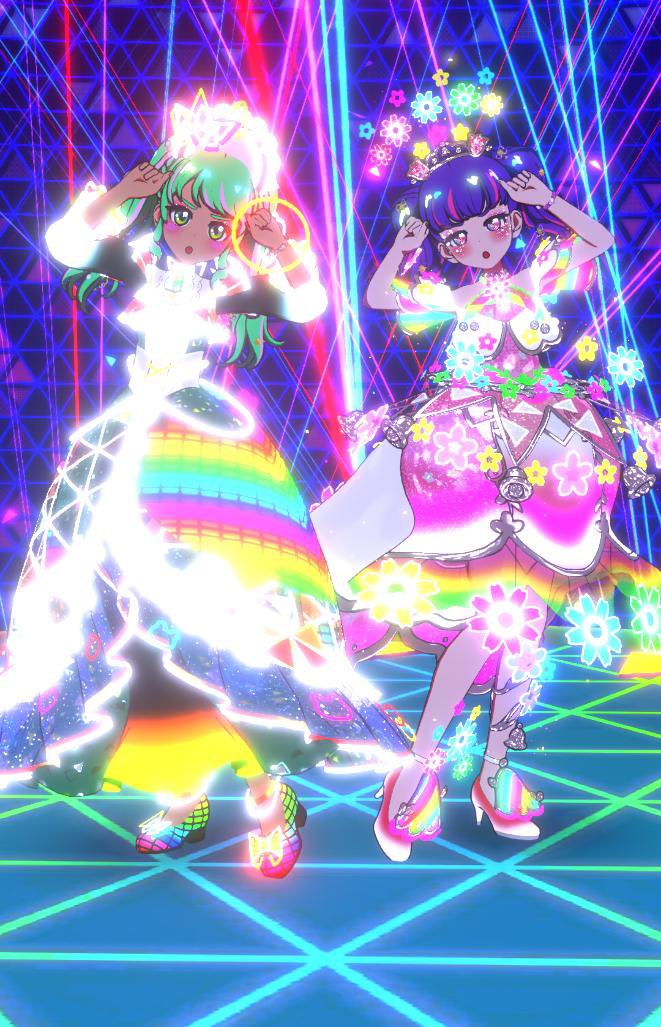 ugougorugaugo's tweet image. すーちゃんままさん宅（@AISTkNUBMW61051 ）のすずなちゃんと遊びました🕺✨

追加戦士位置の2人組、闇と光のプリ◯ュア！！
必殺技が飛び出そうで可愛い🥰（厨二病

楽しったでーす🥳✨✨
またあそんじゃおう💃✨
#アイプリ