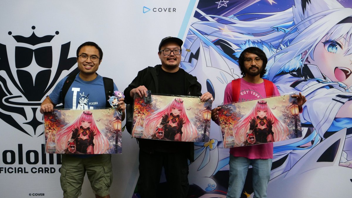 hololive_OCG_EN's tweet photo. [Correction & Apology]
We have confirmed that the previous post contained inaccurate information and have therefore removed it.
We sincerely apologize for any confusion this may have caused.

🏆 Bloom Cup DX 25-26 Challenge 🏆 
Congratulations to our Top 3 players from the Bloom Cup DX 25-26 Challenge at Houston, TX!  !🎉🎉🎉
Check out their deck recipes below! ✨✨✨
🏆Bloom Cup DX 25-26 Challenge🏆
👑Overall Winner: CHAN
Oshi holomem: Amane Kanata
Decklog Code: 3WF4V
🥈Runner Up: Aozora
Oshi holomem: Kobo Kanaeru
Decklog Code: 56CZT
🥉Runner Up: Jerry
Oshi holomem: AZKi
Decklog Code: 6KABK

#hOCGEN #hololiveEN