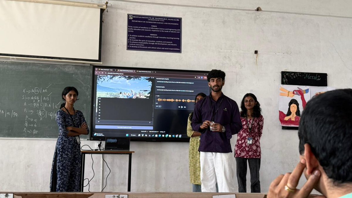 sitmangalore's tweet image. On November 17, 2025, the Departments of Information Science and Engineering (ISE) and Computer Science and Design (CSD), under AISE and ACODE in association with IIC and IEEE, organized an Interdisciplinary Project Demonstration for 7th Semester ISE and CSD students.