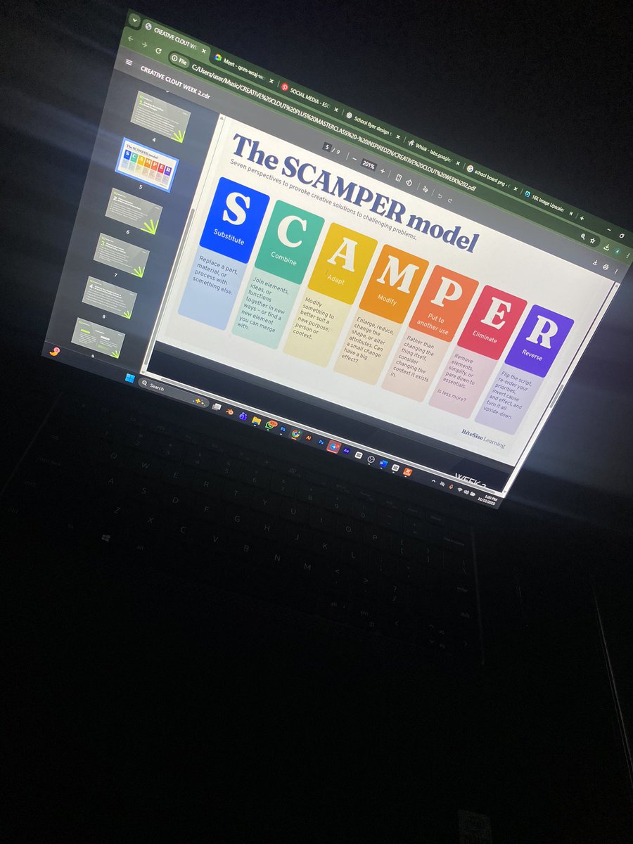 inspiredDZN's tweet image. During the previous session I explained the concept behind storytelling designs with my community. We used moodboards and the SCAMPLER technique to derive fresh ideas from our references and turn them into creative directions.