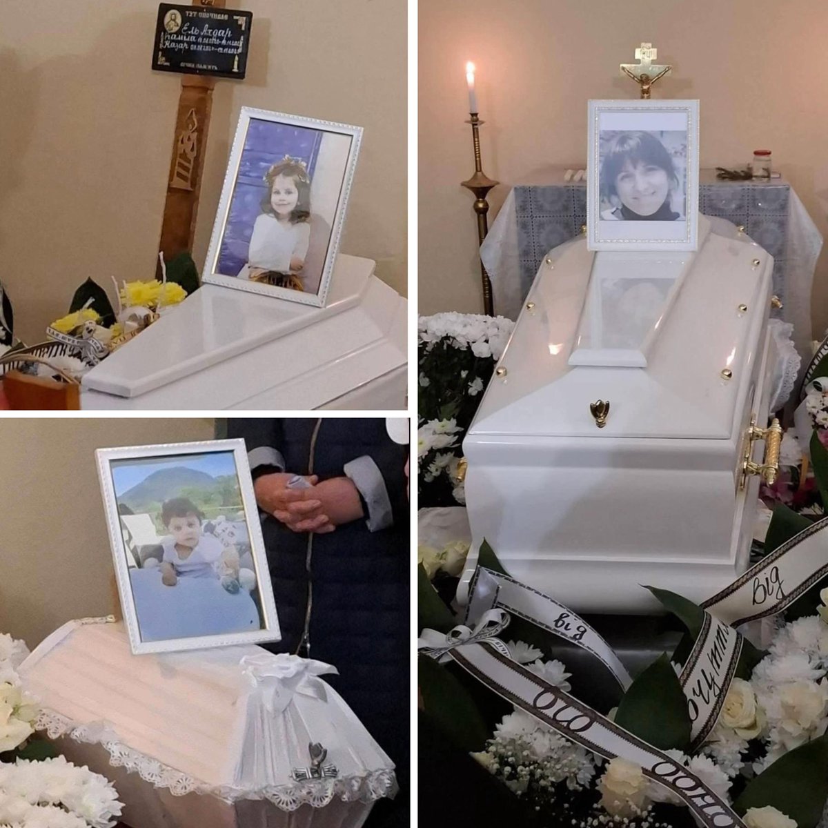 victoriaslog's tweet image. Ternopil continues to bury the families that Russians burned alive on November 19 🕯️