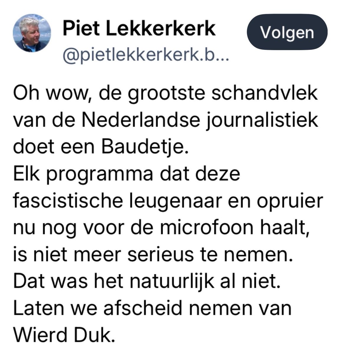 Jannekestad's tweet image. De haat zit diep op Bluesky.
#wierdduk #ditisdeweek