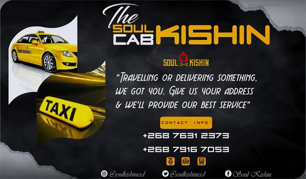 SoulKishinEsd's tweet image. Festive 24 Hour Taxi Service Around #Mbabane.

Travelling or Delivering something 🚖

Reliable &amp;amp; On time!!

Contact Details: 76312373 / 79167053

#TiniTwitter 
#eSwatini 
#TaxiService