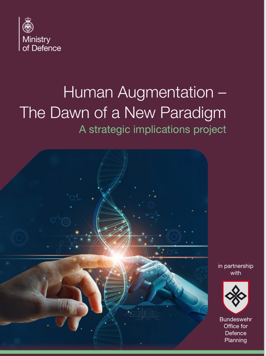 ItsAllATheatre's tweet image. Human Augmentation: Neither public opinion nor ethicists are likely to decide the its future use and implementation. Instead, it is likely to be decided by governments based on the national interest in terms of prosperity, safety and security. #humanaugmentation #biohacking