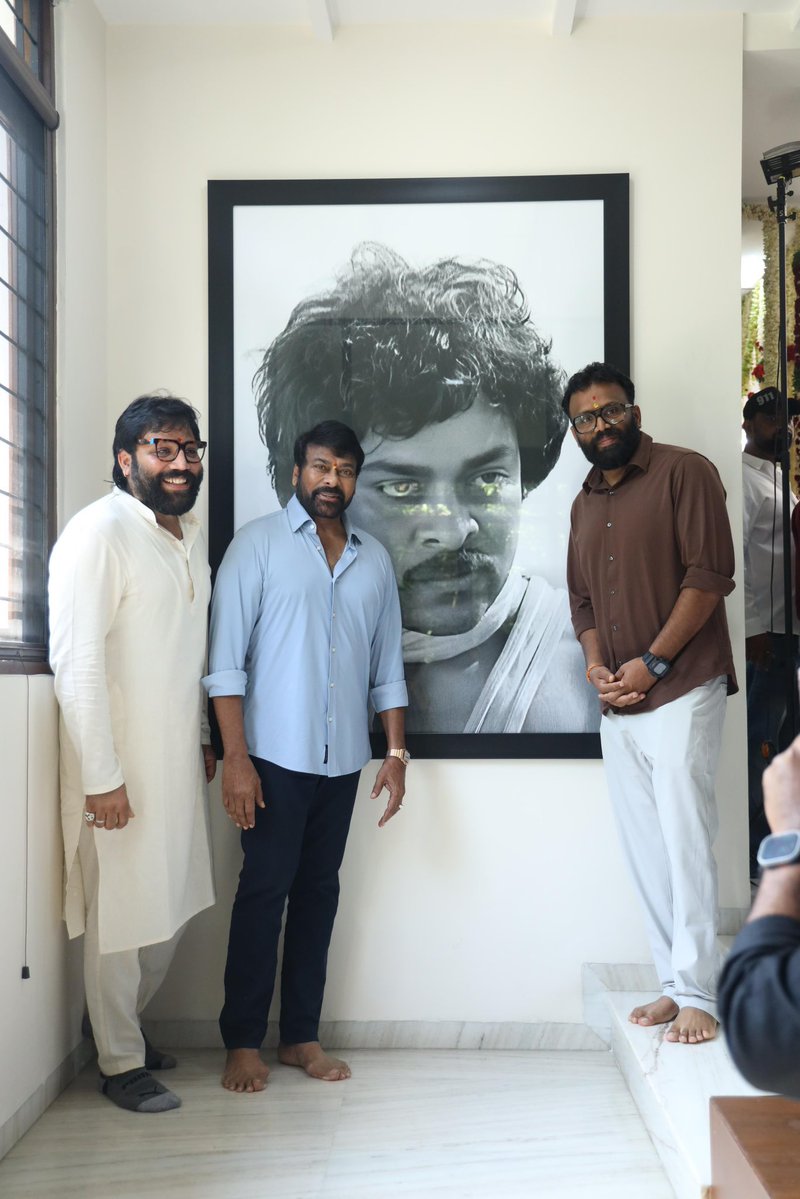 idlebrainjeevi's tweet image. Megastar with Megastar!!! 🔥