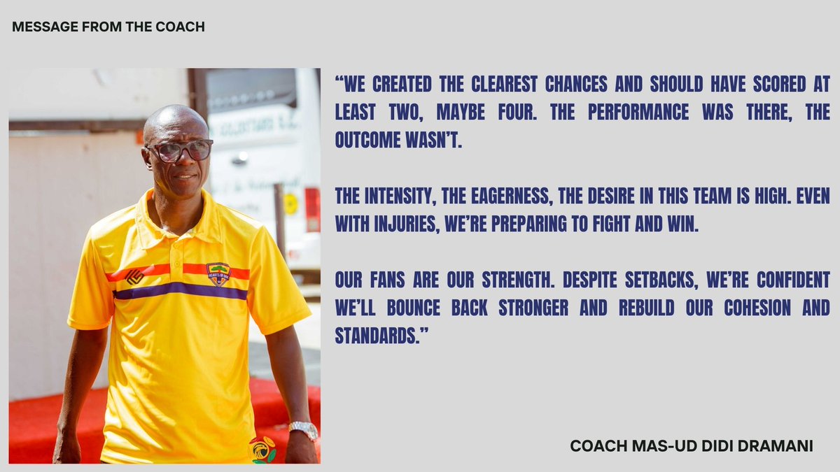 HeartsOfOakGH's tweet image. 🔴🟡🔵 | 🌳

IT'S GAME DAY!

Team news just in.  📰

What you need to know ahead of our away clash against Young Apostle FC this afternoon.

#AHOSC #PositiveEnergy #Phobia4Life