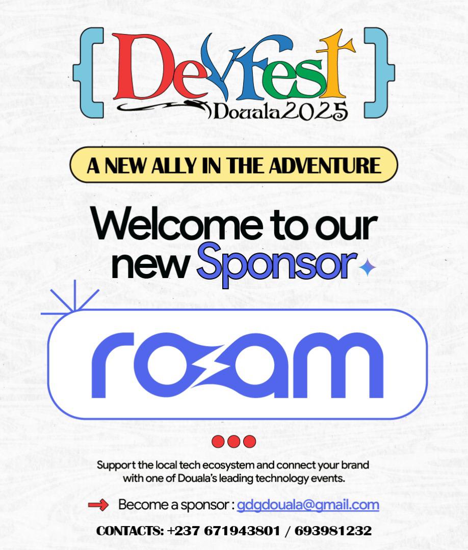 GDG Douala | #DevfestDouala tweet media