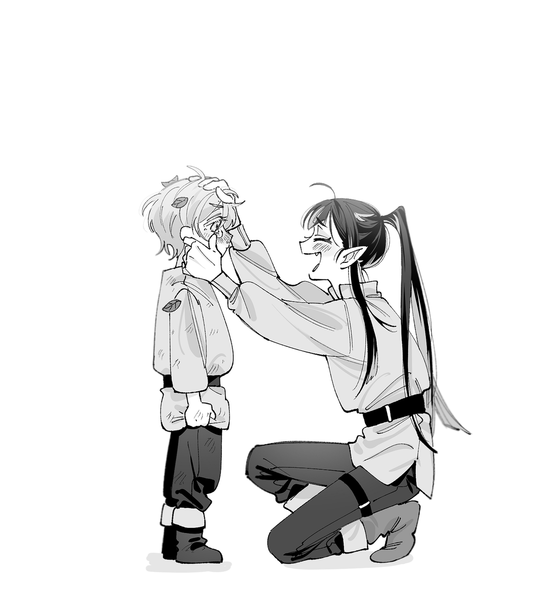 私の描いた親子も見て(再掲)