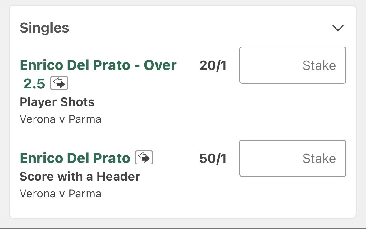TheMooseTips's tweet image. ⚽️Verona v Parma Bet
🏆Serie A 
⏱️11:30

Del Prato Shot Ladder 🪜 

1+ @ 11/8 / 1 Unit 💰
2+ @ 7/1 / 0.35 Units 💰
3+ @ 20/1 / 0.15 Units 💰

Headed Goal @ 50/1 / 0.1 Units 💰

Reasoning ✍️

@StatsHubCom 📊

Shots: 4,1,0,1,0,2,2

1.43 Avg in recent times, managed 4 last time out…