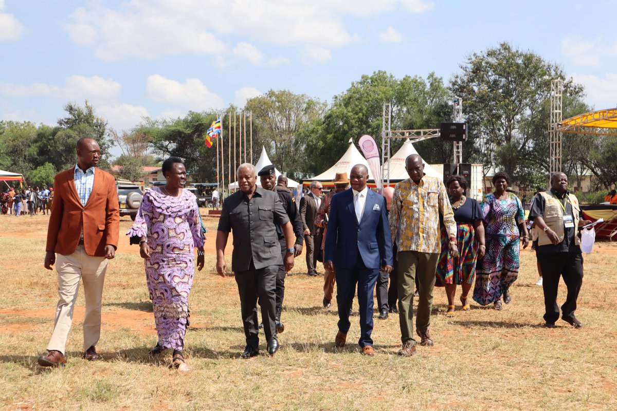 kapatuniversity's tweet image. Happening now! The #KAPATUProject Thanksgiving and unveiling ceremony. More dignitaries, learners, and thousands of locals continue to arrive for this historic event at Losilang-Kotido, signifying a new chapter in the educational transformation of Karamoja. Holy Mass is in…