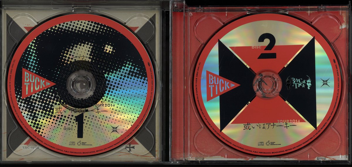 BUCK-TICK タワーレコード限定販売/LIVE CD(2枚組) TOUR2014 或いは