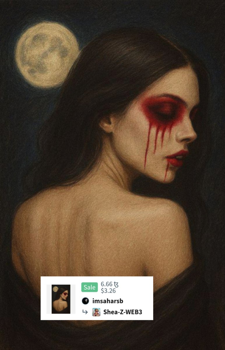 imsaharsbz's tweet image. Sold out 🥳 
And sold 🎉 #AEW 
Thank you to my dear friend @sheasmith1 😍❤️who gave me a very nice surprise last night and made two of my works sell. I really appreciate your continued support 🤍✨