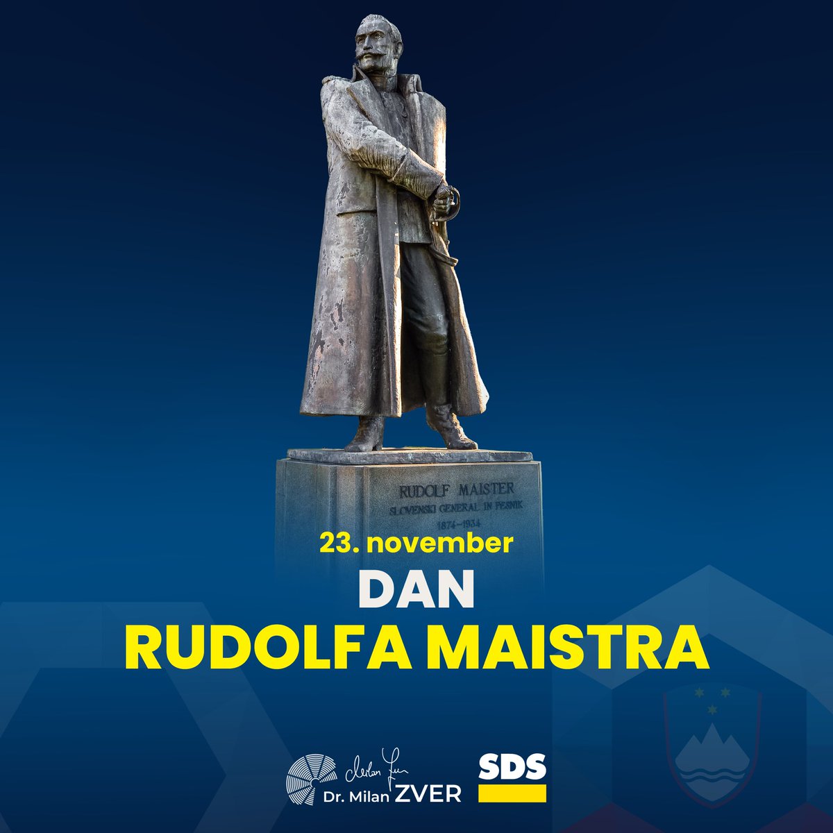 ⭐ Rudolf Maister je bil človek izjemne pokončnosti, jasne vizije in neomajne volje, da Slovenci ohranimo svojo narodnost, kulturo in dostojanstvo. Njegova dejanja nas še danes opominjajo, kako pomembno je, da za svojo domovino stopimo skupaj. 🇸🇮

🕯 Na Dan Rudolfa Maistra se