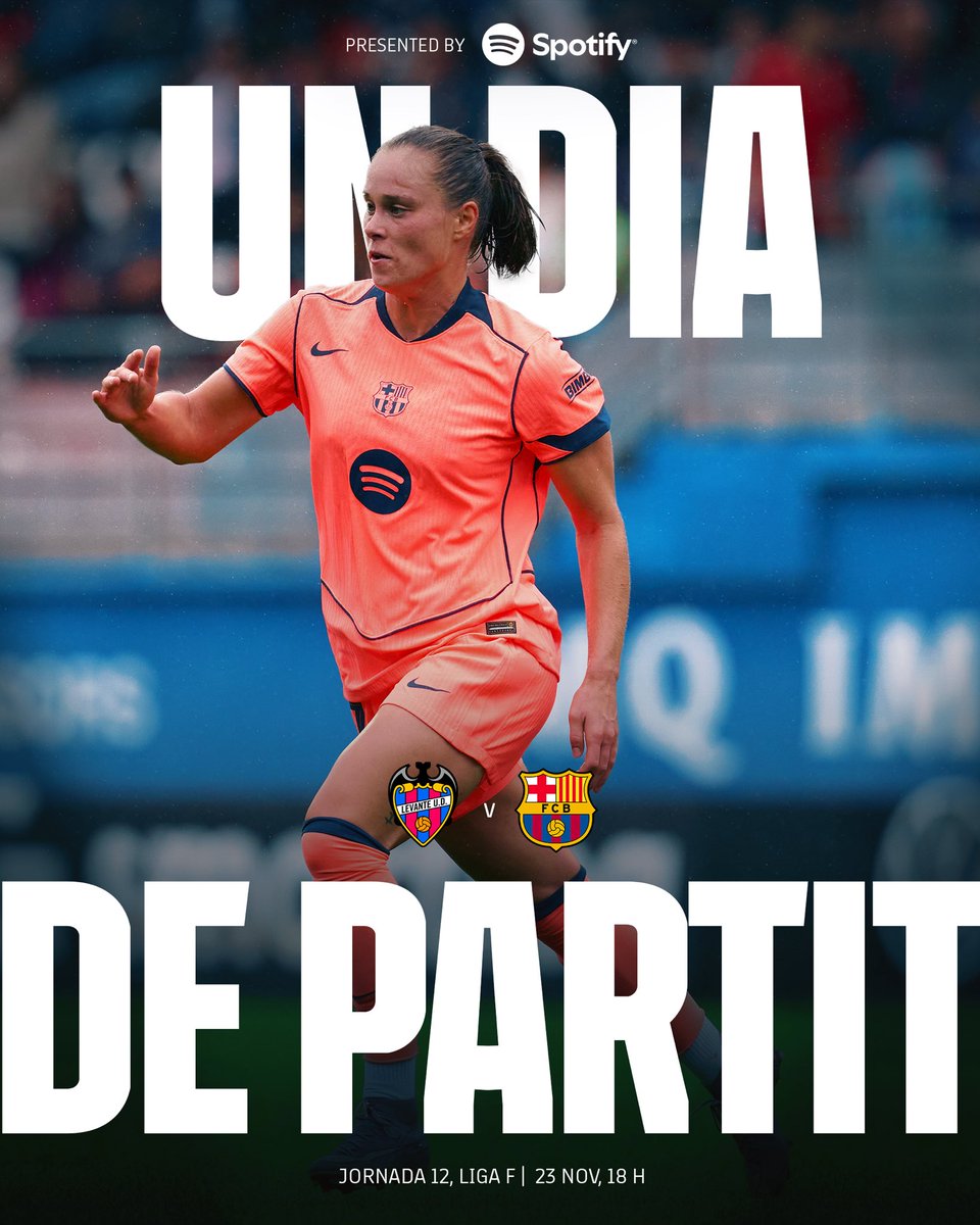 FCBfemeni's tweet image. 🧡 𝗨𝗡 𝗗𝗜𝗔 𝗗𝗘 𝗣𝗔𝗥𝗧𝗜𝗧 🧡
#LevanteBarça