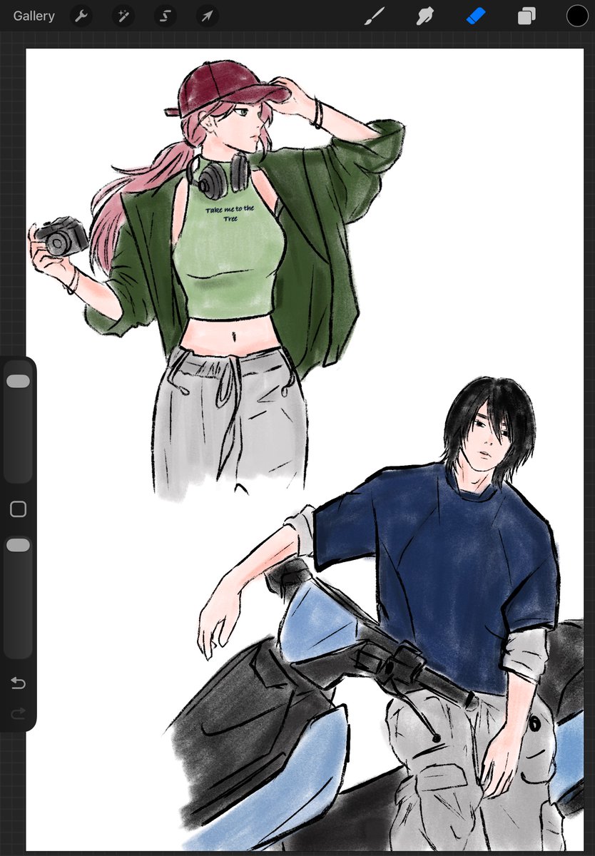 chococurrent_'s tweet photo. Random bad sketches:  Sunday outing🌸🍅
.
Happy Sunday🥰😴 .. what’s ur Sunday plan (apart from twitter)? https://t.co/hDUTIajcFt