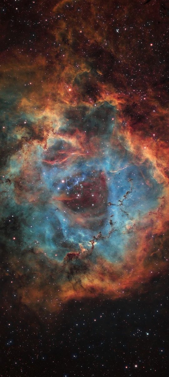 NGC2245 Rosette nebula in monoceros constellation, Wallpaper by Nicola Beltraminelli.