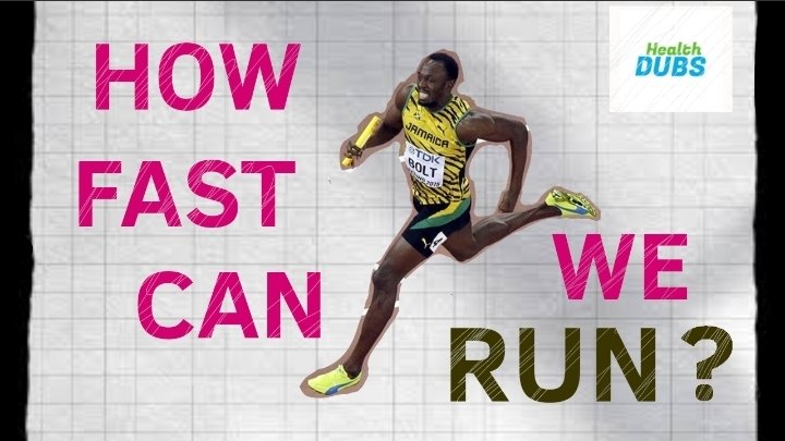 Humans can run at an average jogging pace of about 6–9 km/h and sprint up to around 15–20 km/h for most normal people, while elite sprinters can briefly hit speeds over 40 km/h.