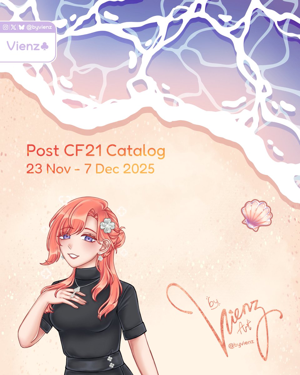 byvienz's tweet photo. [💜&amp; 🔁 are appreciated]

Tada~ A little sparkle for your day✨
Vienz Post CF21 Mail Order Catalog is out!
<(꒰ ♡ˊ͈ ꒳ ˋ͈)꒱

📆 23 Nov - 7 Dec 2025
🔗 https://t.co/Y8AC5mWLzr
🌟 Original, Axolotl, Animal, Genshin, WuWa

#cf21catalogue #cf21
[1/3] https://t.co/rUSsz7fMkQ