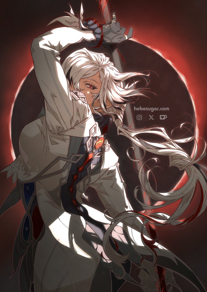 Artists show your most popular work.

"My fanart of Arlecchino I guess?"
#GenshinFanart #Arlecchino