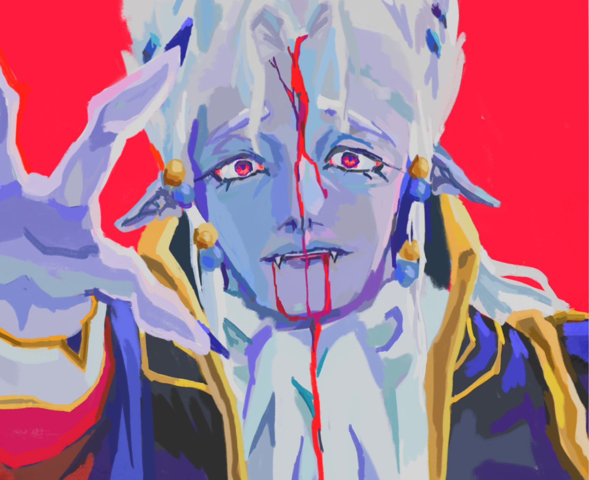 rpex0x's tweet image. #vampirehunterD
반 잘린 그 장면인데요
걍좀비한마리를그려버림