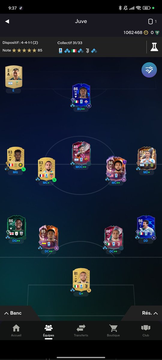 Juizza6's tweet photo. @FansdeFUT Rabiot et coman vont monter à 86 après leur chaîne d'evo https://t.co/LF2ut74LbE