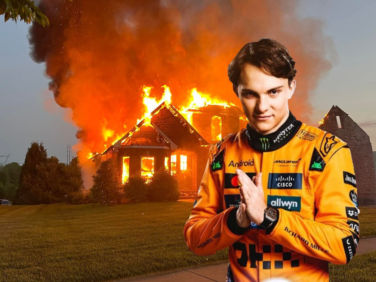 Oscar saliendo del circuito de Las Vegas: