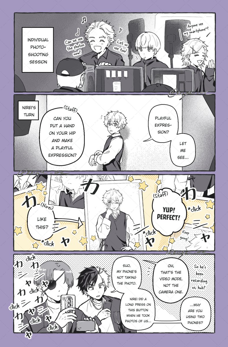 engie_oc's tweet photo. #ウィンブレFA
Model AU/parody 🌸x📝x🫖 ft. 🍅🎧🌭?
※ The outfits are based on 2026 calendar's illust. https://t.co/3oULY7DxIO