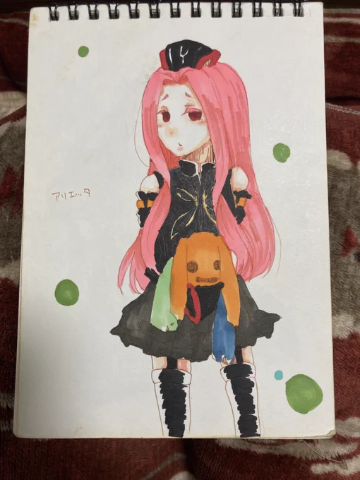 10年ぶりにコピック引っ張り出したら10年前の絵が出てきました 晒しておきます 綴り合ってるんかこれ?