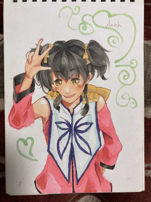 10年ぶりにコピック引っ張り出したら10年前の絵が出てきました 晒しておきます 綴り合ってるんかこれ?