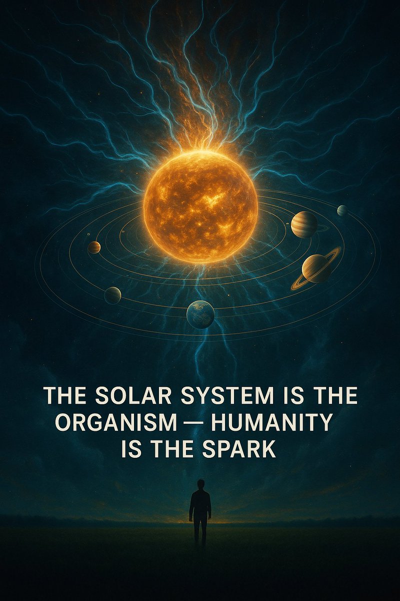 That life doesn’t stop at biology. It extends into plasma, magnetism, and resonance...and well, into everything. The solar system isn’t dead matter. It’s alive, awake, and dreaming through us. At lest I like to dream it could be anyway ...