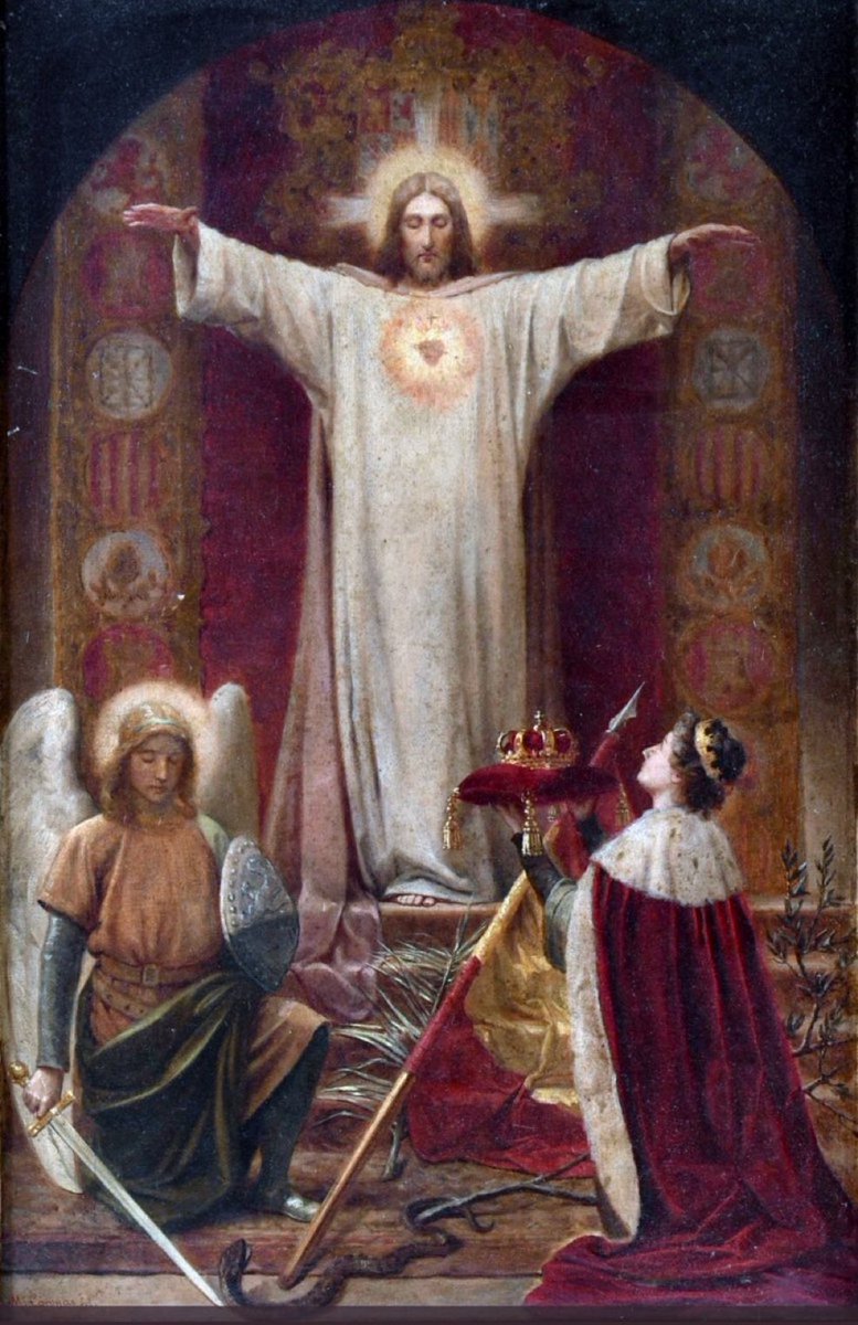 UniCatolicos_es's tweet photo. «Todos los reyes se postrarán delante de él; todas las naciones le servirán» (Salmo 72)

Hoy celebramos la Solemnidad de Cristo Rey del universo. https://t.co/vuEatlSlVy