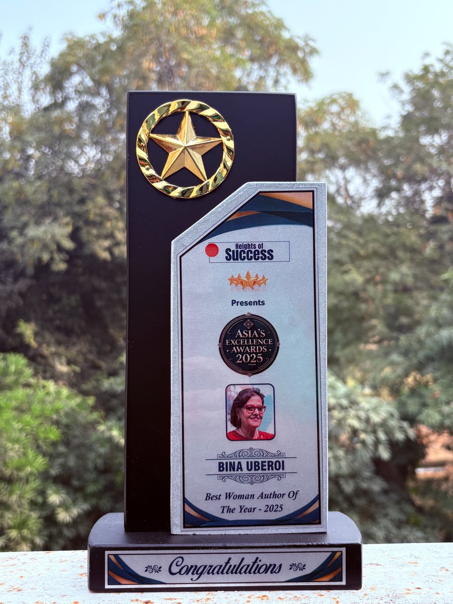binauberoi_TEP's tweet photo. I am delighted to accept the “#BestWomanAuthor of the Year 2025” award presented by #HeightofSuccess #Magazine.

Being recognised and featured in their prestigious magazine for my book “#UnravellingtheWeave” is a profound milestone in my journey as an #author. https://t.co/g1vmXNqufR