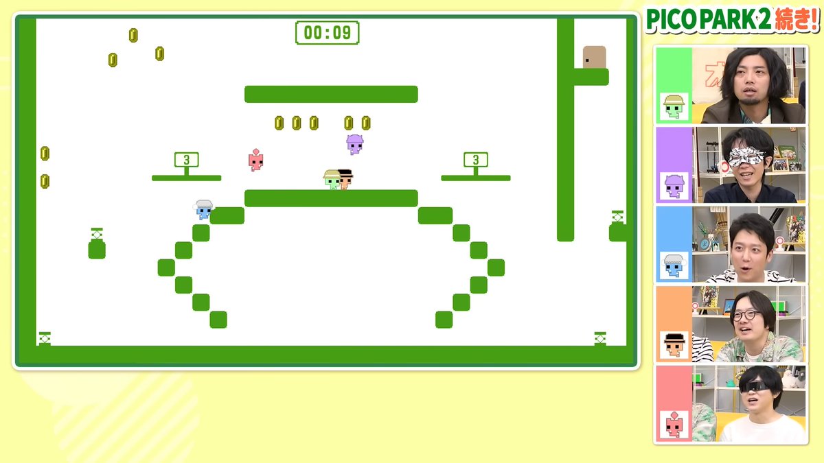 omocoroch's tweet image. 【🎮️本日 11/23(日)のオモコロチャンネル】
協力ゲーム「ピコパーク2」をプレイ！
ㅤ
🔻協力型ゲームを仲良くクリアしよう！無理でした！【ピコパーク2-②】
youtu.be/tl1kRE1nzPM