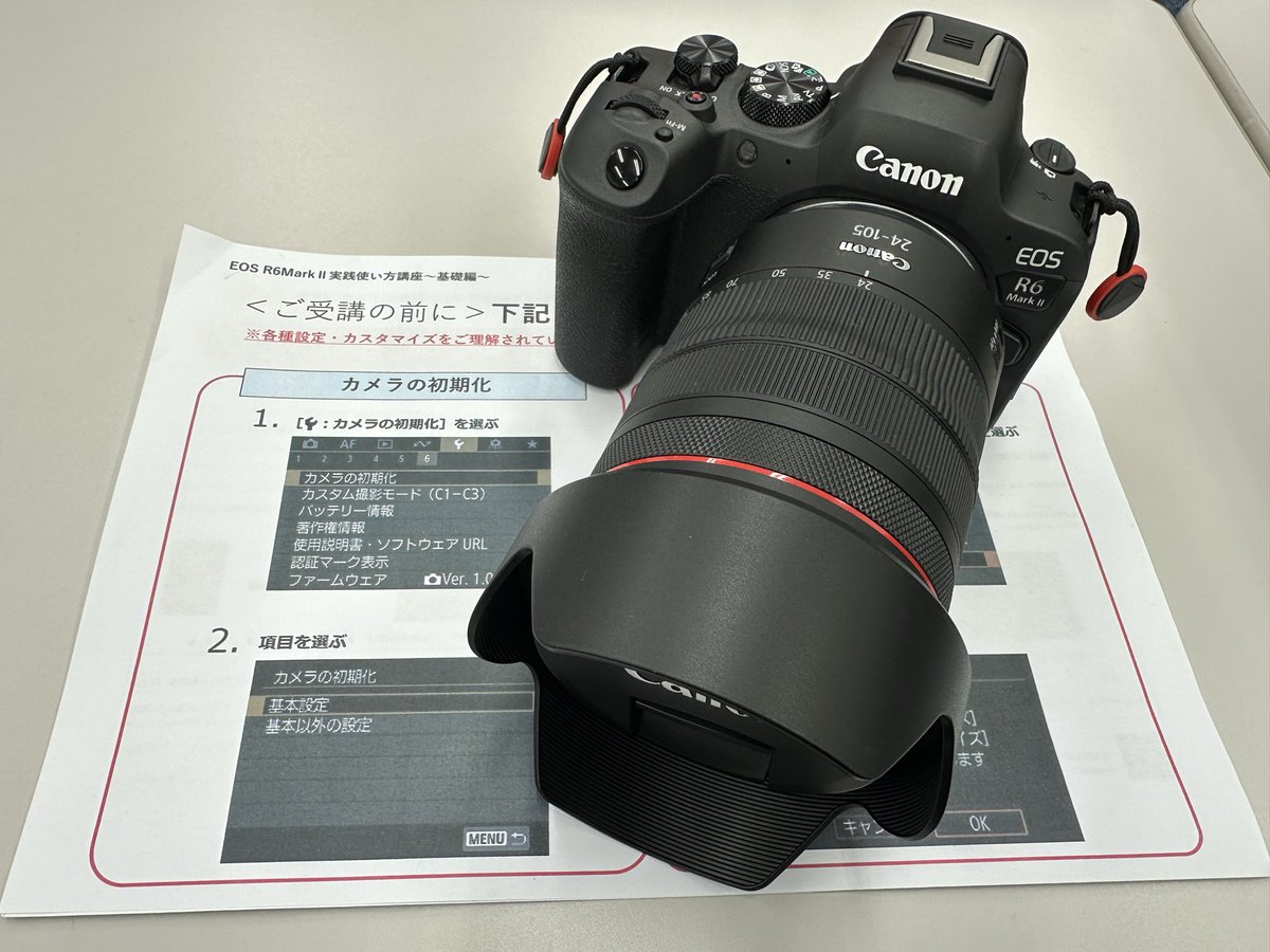 takoyakisan55's tweet image. Canon EOS学園でEOS R6 MarkⅡの実践使い方講座を受講してきました📷
購入してから押したことのないボタンの使い方を理解することができましたദ്ദി &apos;ω&apos; )
撮るのが更に楽しくなりました！

#EOSR6Mark2