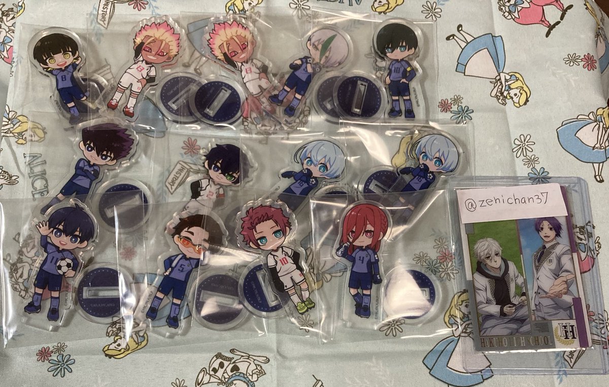 zenichan37's tweet image. 【交換】ブルーロック  セリア　ダイソー
アクリルスタンド
譲　蜂楽　士道2  乙夜　凛　烏　愛空　
　　氷織2  潔　雪宮　冴　千切
求　異種凪（他募集ポストの異種大歓迎）
　　差額精算無しでも気にされない方宜しくお願いします。

検索からでもお気軽にお声掛けください。
都内手渡し、郵送