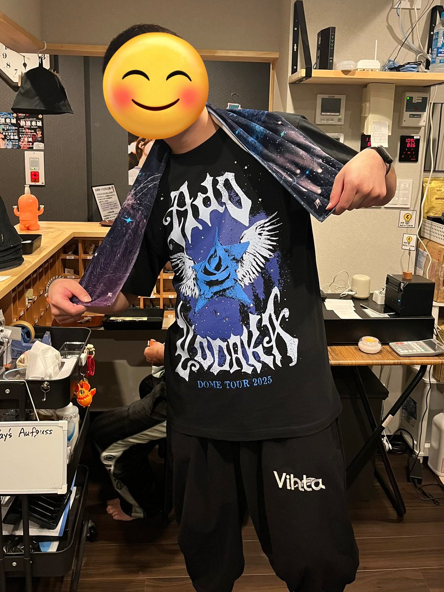 ちなみに今日のしげちゃん👇 Adoの余韻が抜けないよう🥺