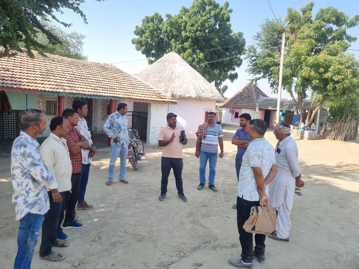 SainikDal's tweet image. In Bhirandiyara, Banni, and Khavda regions of Kutch, extensive outreach was conducted to promote the upcoming grand rally and public gathering organized in Bhuj, Kutch on the occasion of Babasaheb Ambedkar’s Mahaparinirvan Day, with the aim of spreading the Indigenous…