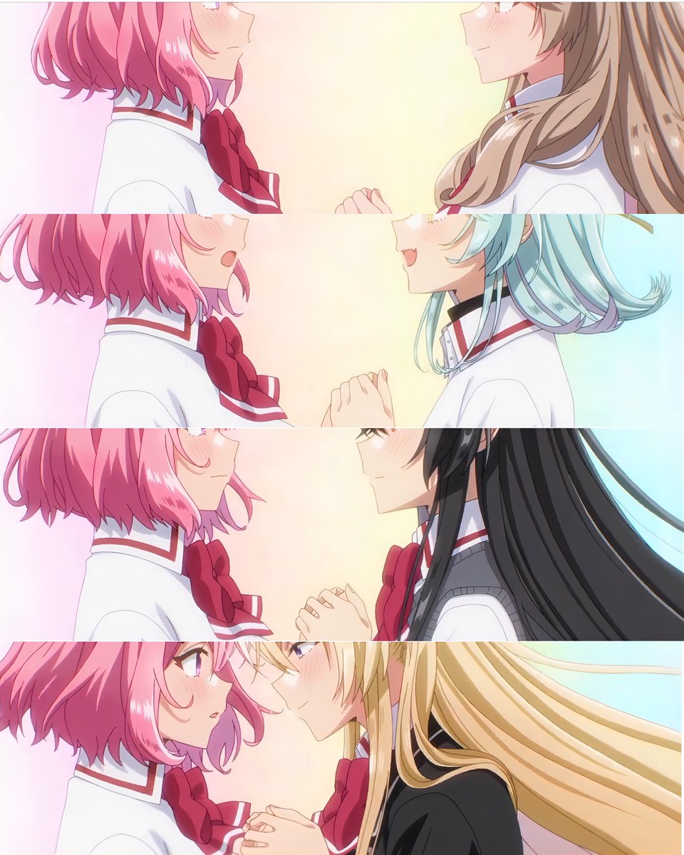 だんだん近づいてくるヒロイン達