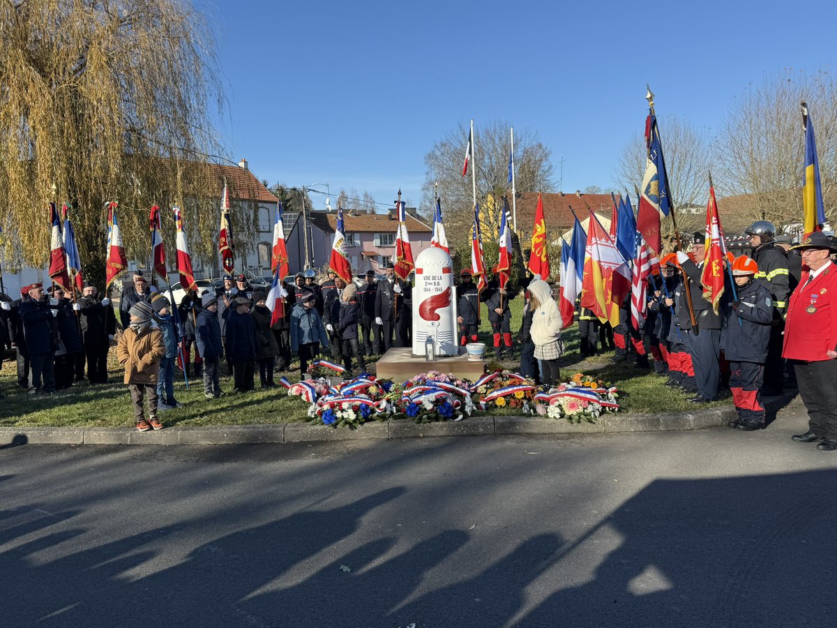 FabienDiFilippo's tweet image. Inauguration de la borne de Koufra à #Guntzviller 🇫🇷
#liberation #2emeDB 

republicain-lorrain.fr/societe/2025/1…