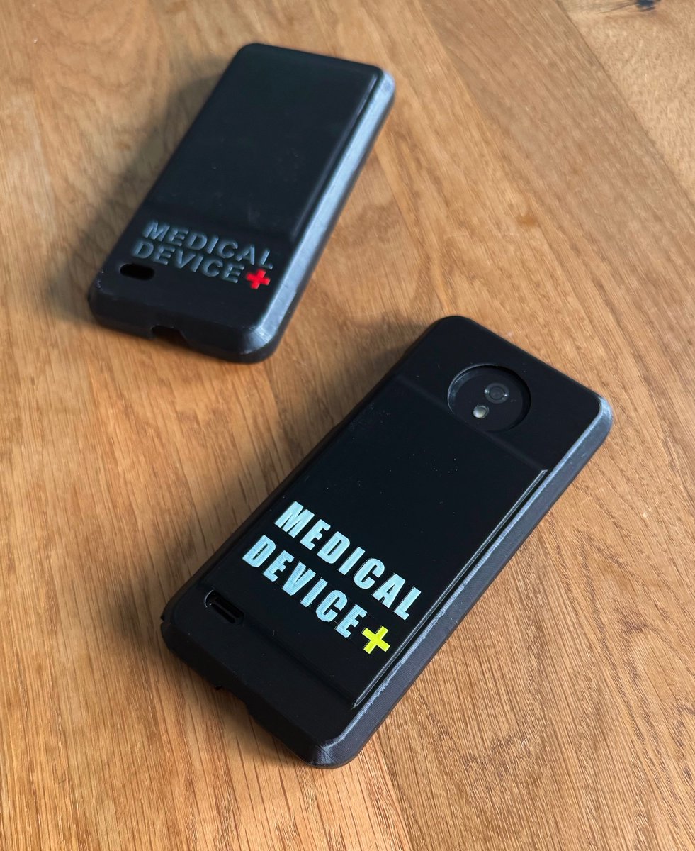 New #DIY #3dprinted case design, optimized for using integrated camera to connect easily Dexcom G7 sensors BUT without giving up "find my" tracker: Link: makerworld.com/de/models/1494…  #diabetes #omnipot #pdm <a href="/Insulet_UK/">Insulet UK</a>
 <a href="/BambulabGlobal/">Bambu Lab</a>