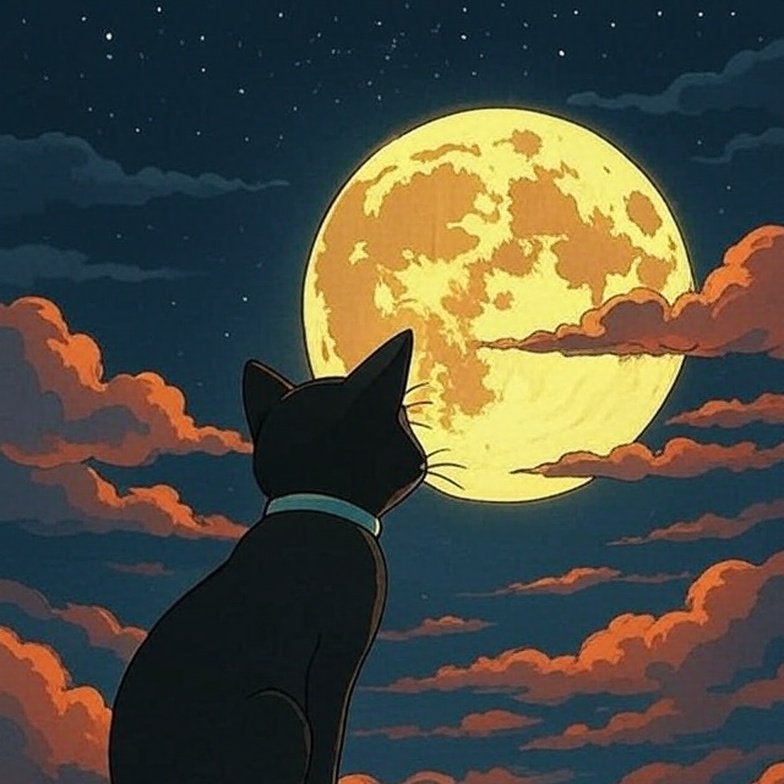 NachotheKat's tweet image. When the moon is shining,
#Kaspa creatures never hiding. 🌕