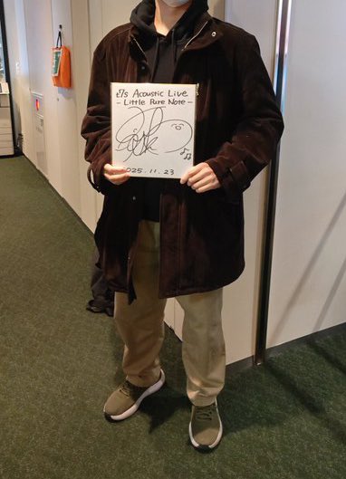 アコースティックライブのグッズガチャにて 高田憂希様のサイン色紙を